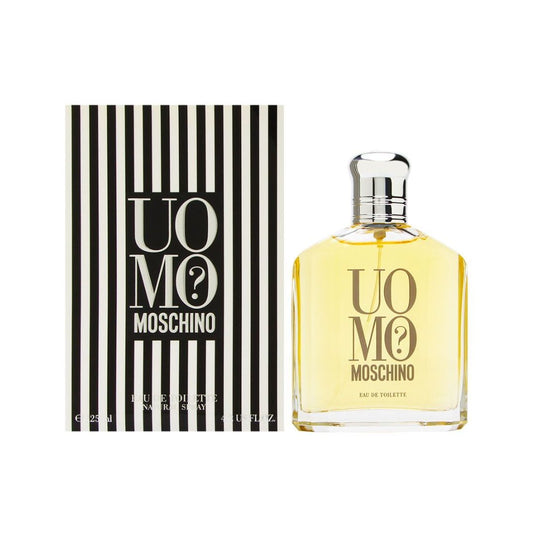 Uomo Moschino EDT Men 4.2 Oz 125 ml - An aromatic woody fragrance for men.